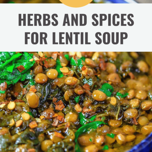 Mediterranean Spicy Spinach and Lentil Soup