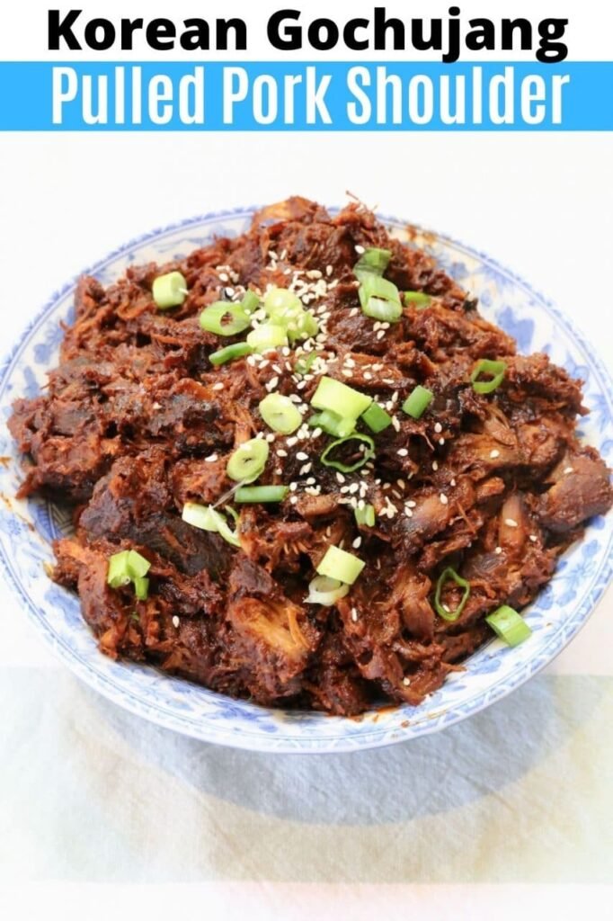 Oven Roasted Korean Gochujang Pulled Pork Shoulder Recipe