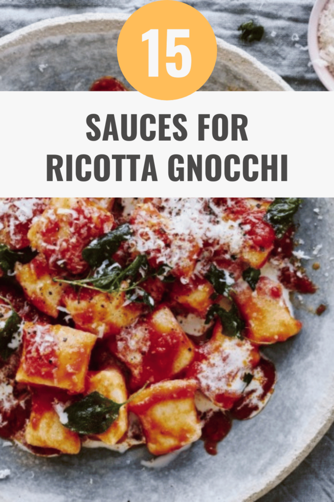 Ricotta gnocchi with creamy tomato sugo