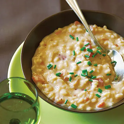 Risotto with Taleggio Cheese and Bacon