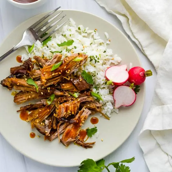 Spicy, Sweet & Savory Asian Pulled Pork
