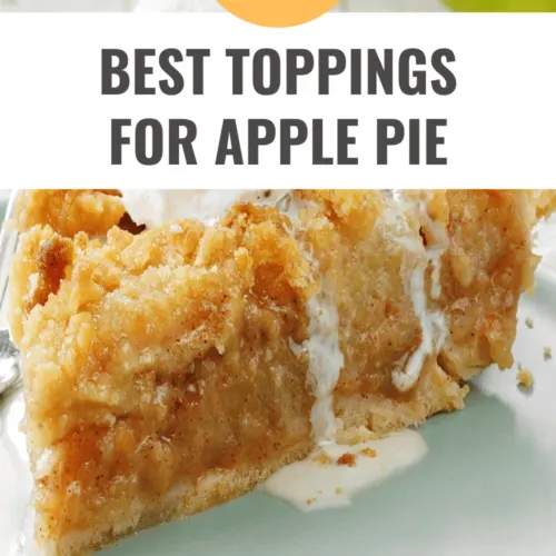 apple pie toppings