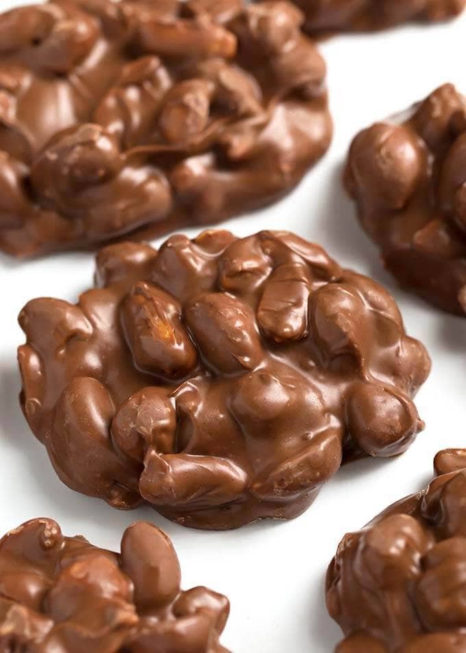 chocolate-covered peanuts
