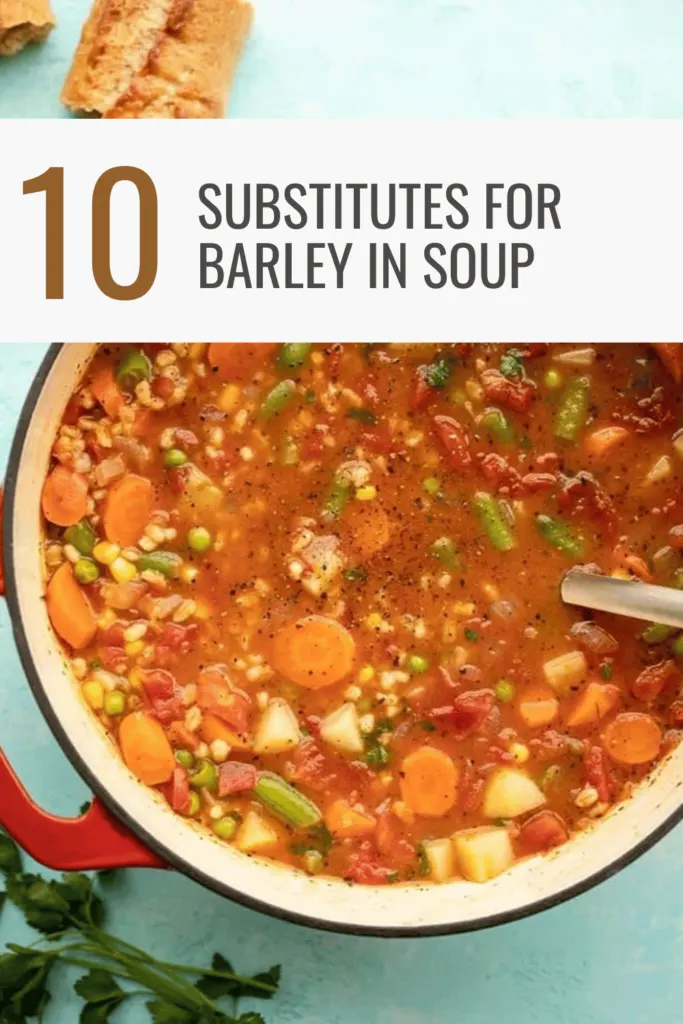 substitute for barley in soup