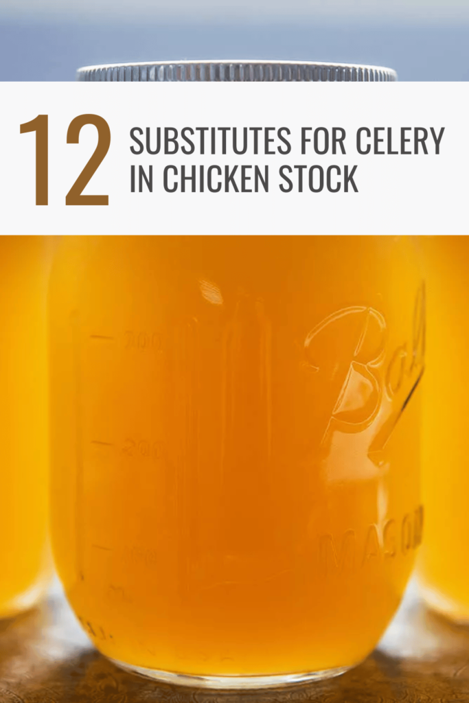 substitute for celery in chicken stock