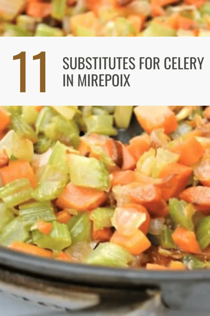substitute for celery in mirepoix