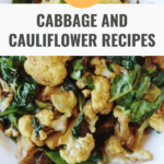 Charred Cauliflower And Cabbage