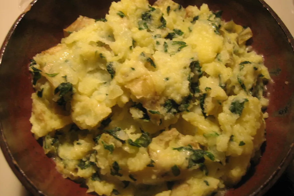 Colcannon Mashed Potatoes with Dubliner Cheese