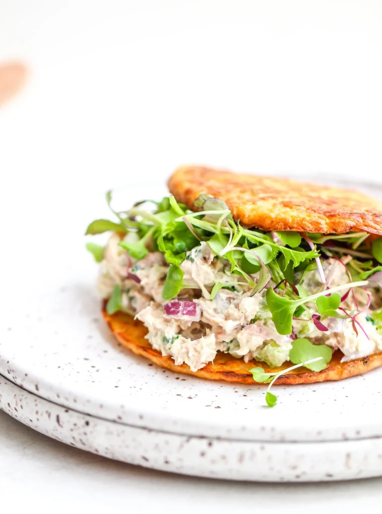 Easy Low Carb Tuna Salad Sandwich