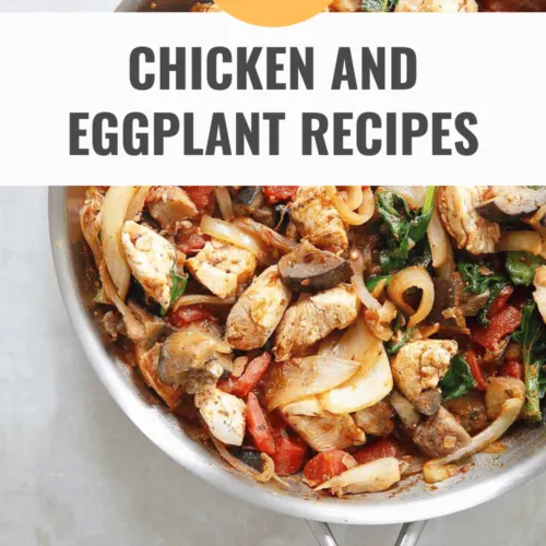One-Pan Eggplant Chicken Dinner