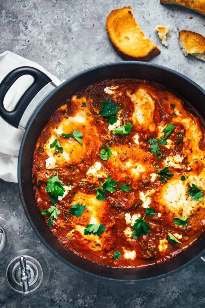 One-Pot Spicy Eggs and Potatoes