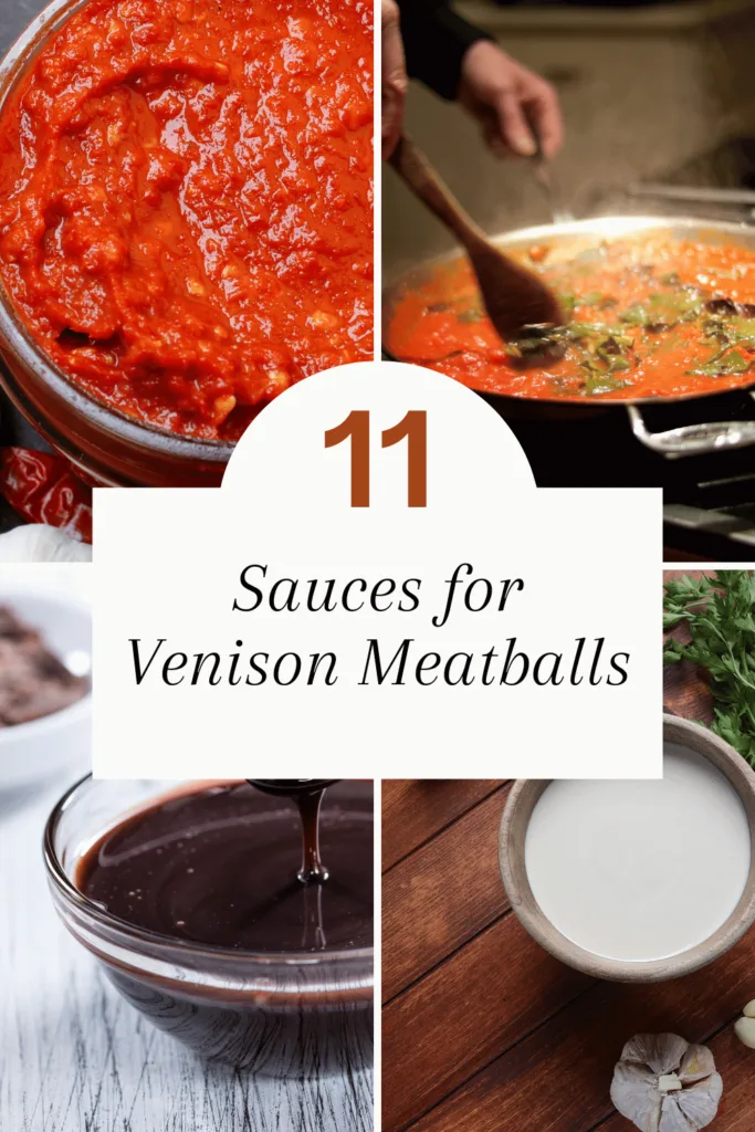Venison Meatballs Sauces