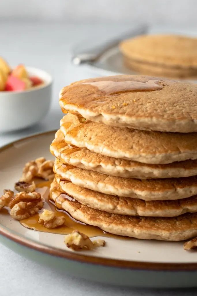 Vegan Oat Flour Pancakes