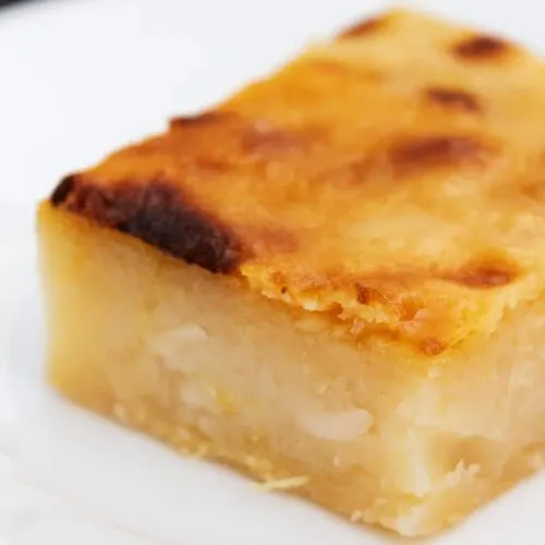 Cassava Cake with topping