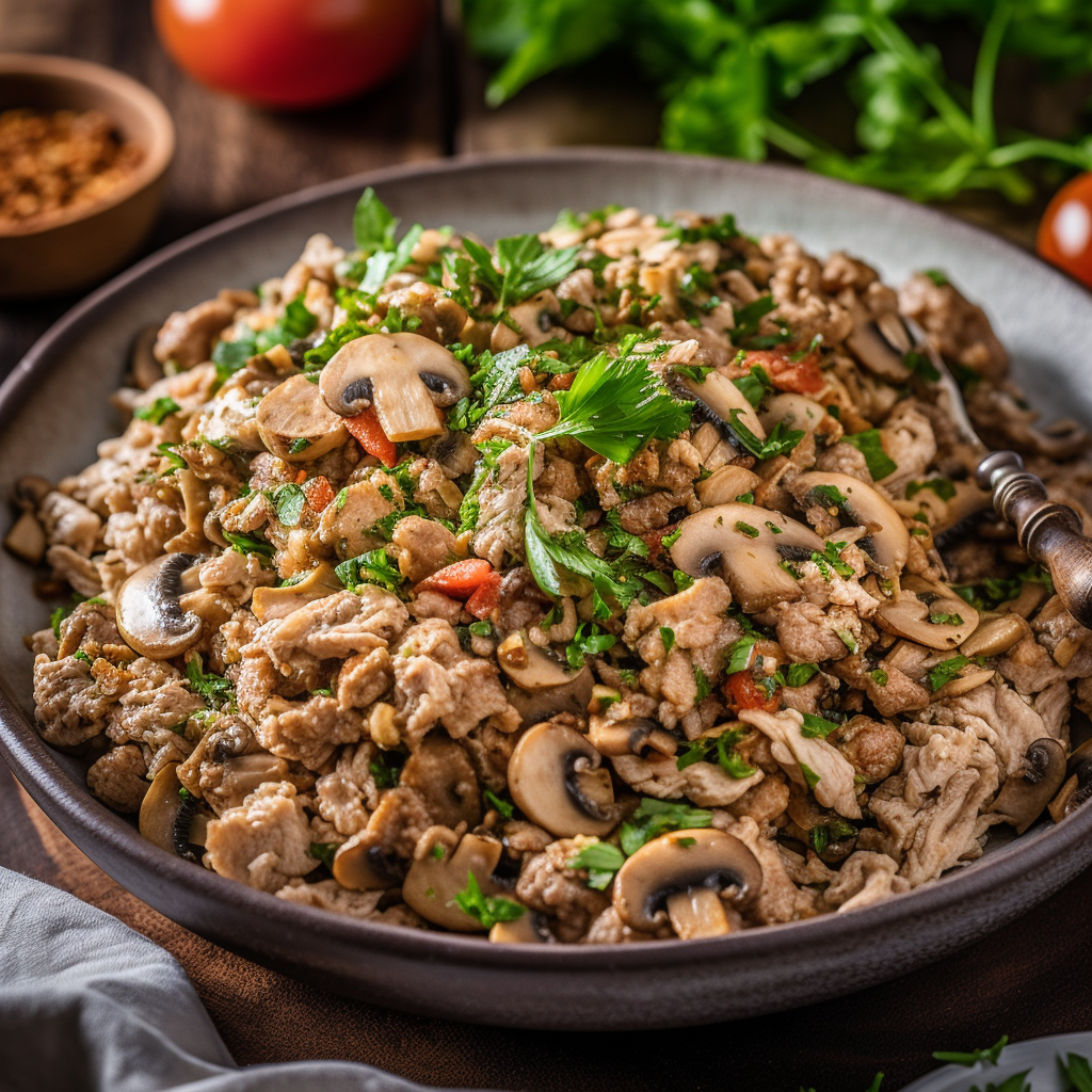 Ground Turkey and Mushroom Recipe