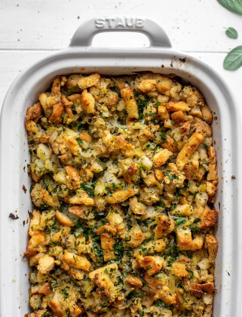 Our Favorite Buttery Herb Stuffing with Onion