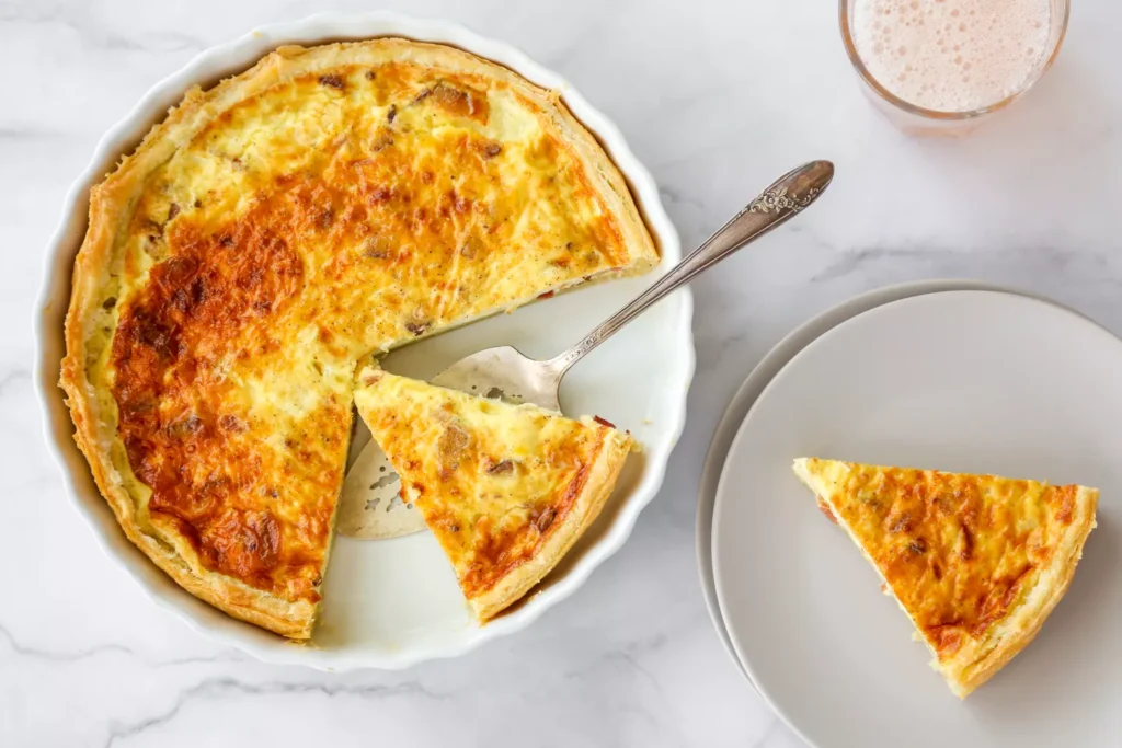 Quiche Lorraine With Bacon and Gruyère