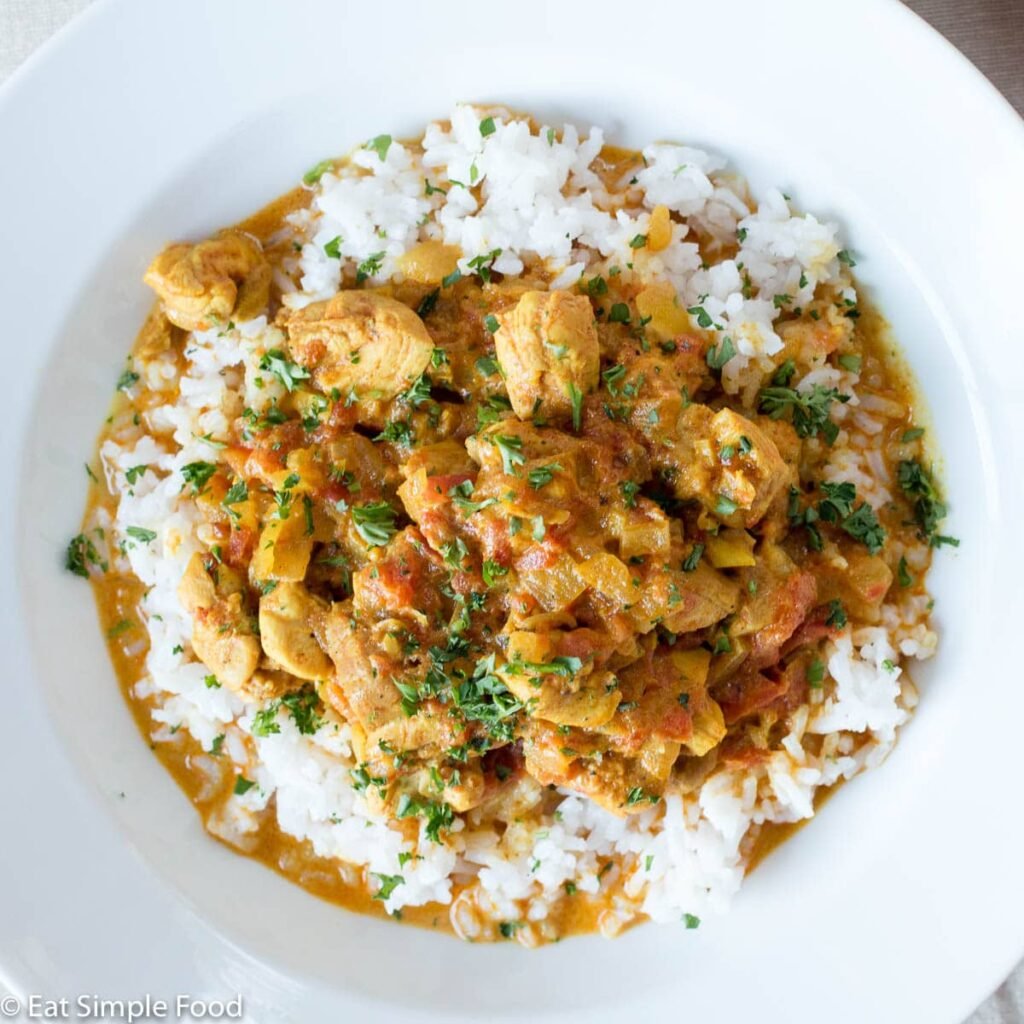 Indian Curry with rice