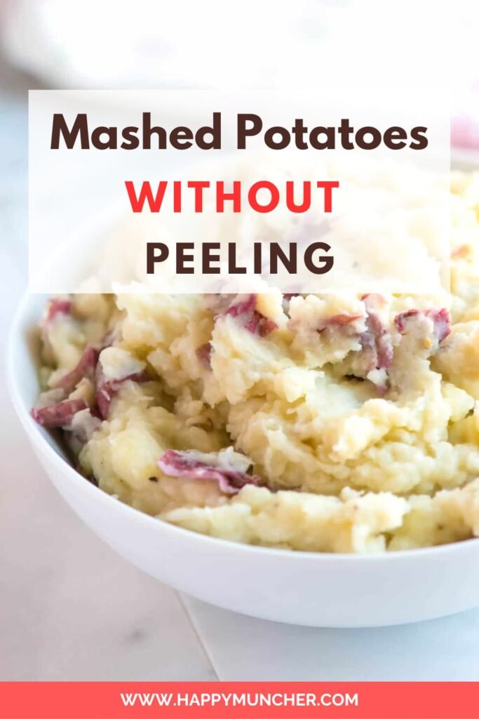 Skin-On Mashed Potatoes Recipe (without peeling)