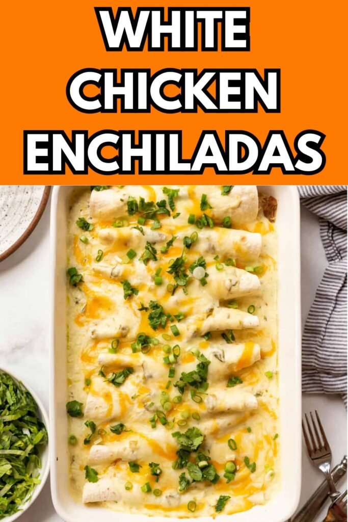 White Chicken Enchiladas Recipe