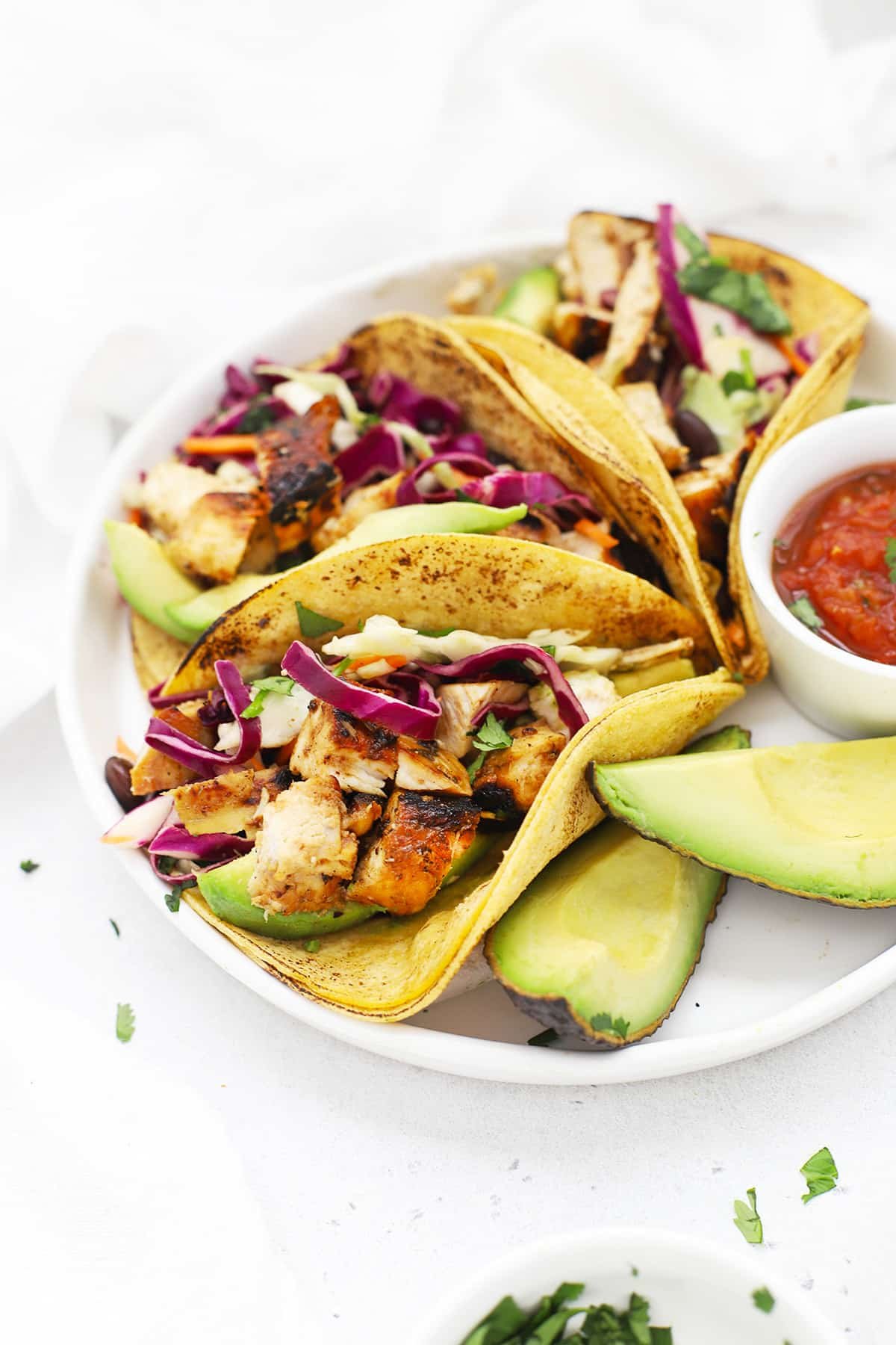 Honey Lime Chicken Tacos