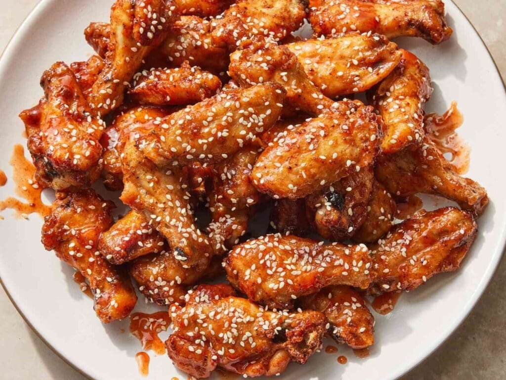 Honey Sriracha Chicken Wings