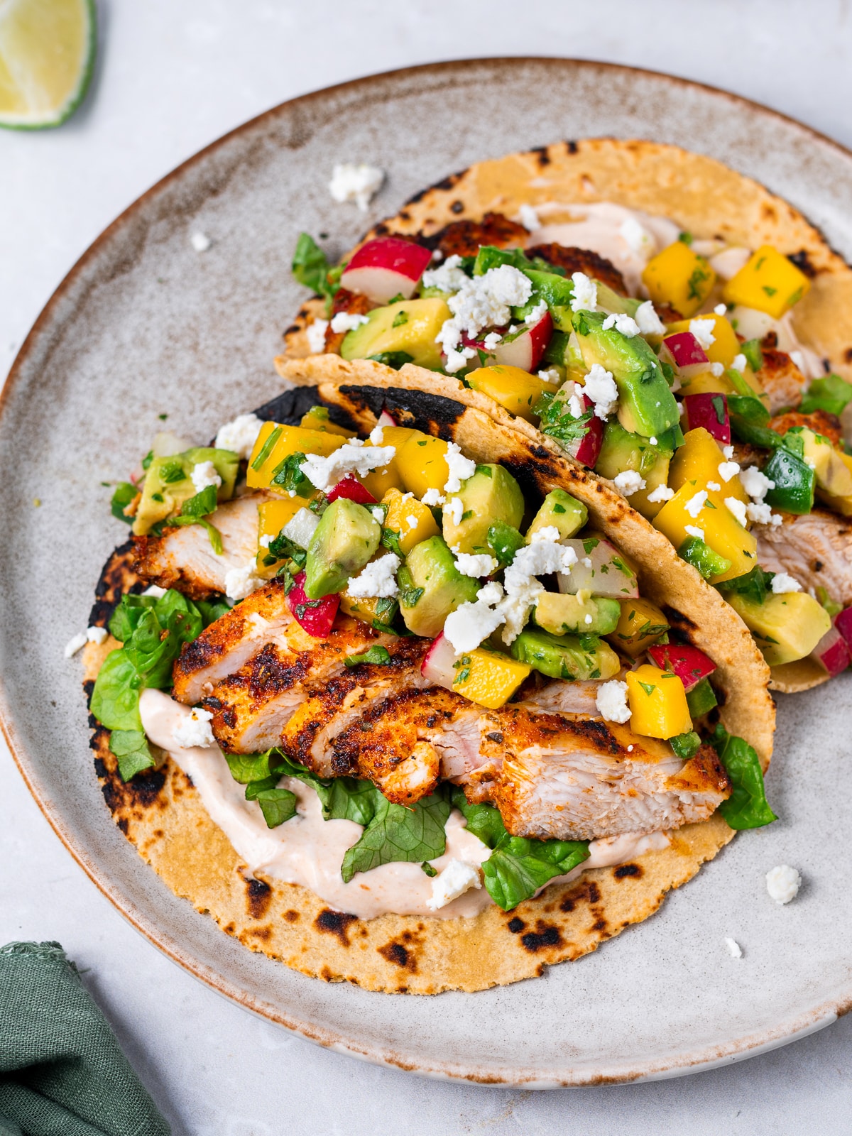 Blackened Chicken Tacos