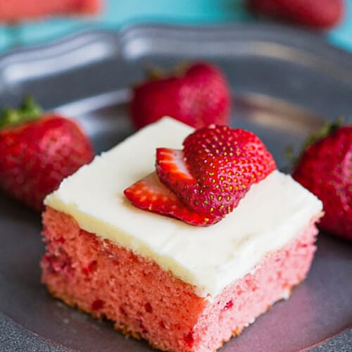 Healthy Strawberry Cake