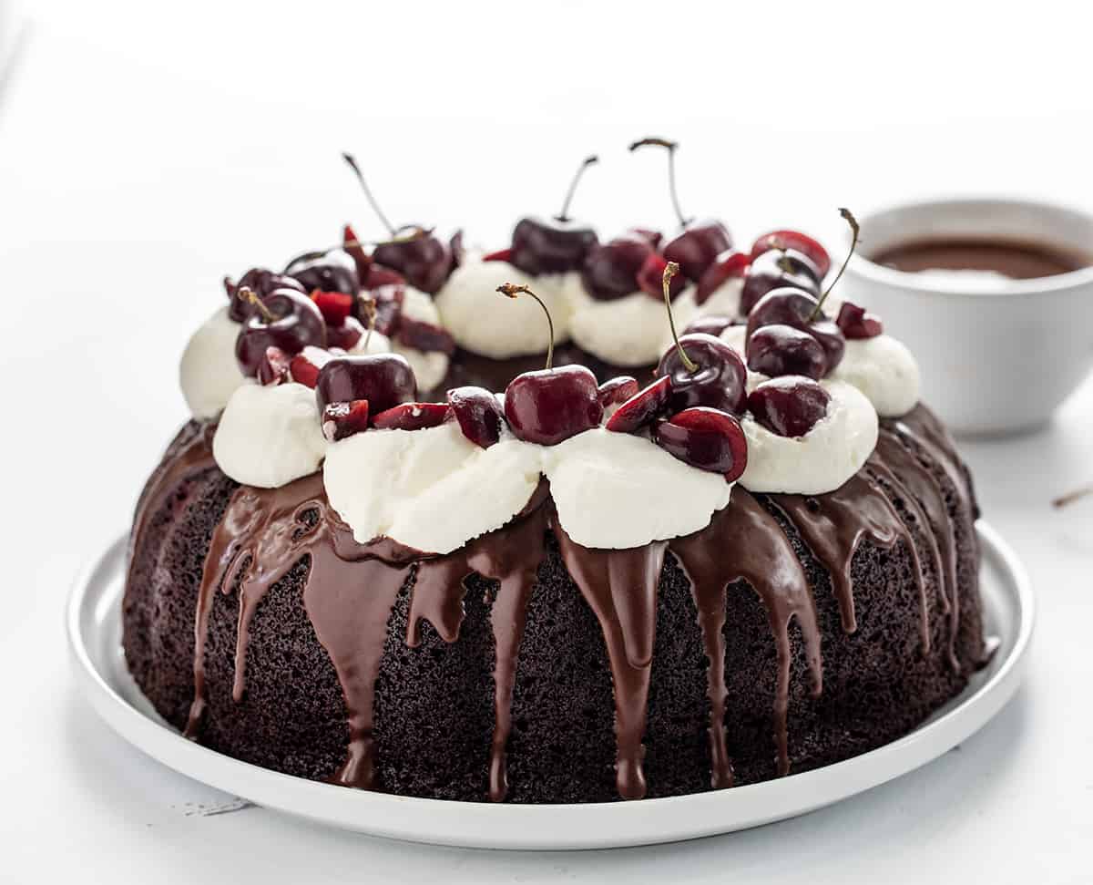 Black Forest Cake Mix Bundt Cake