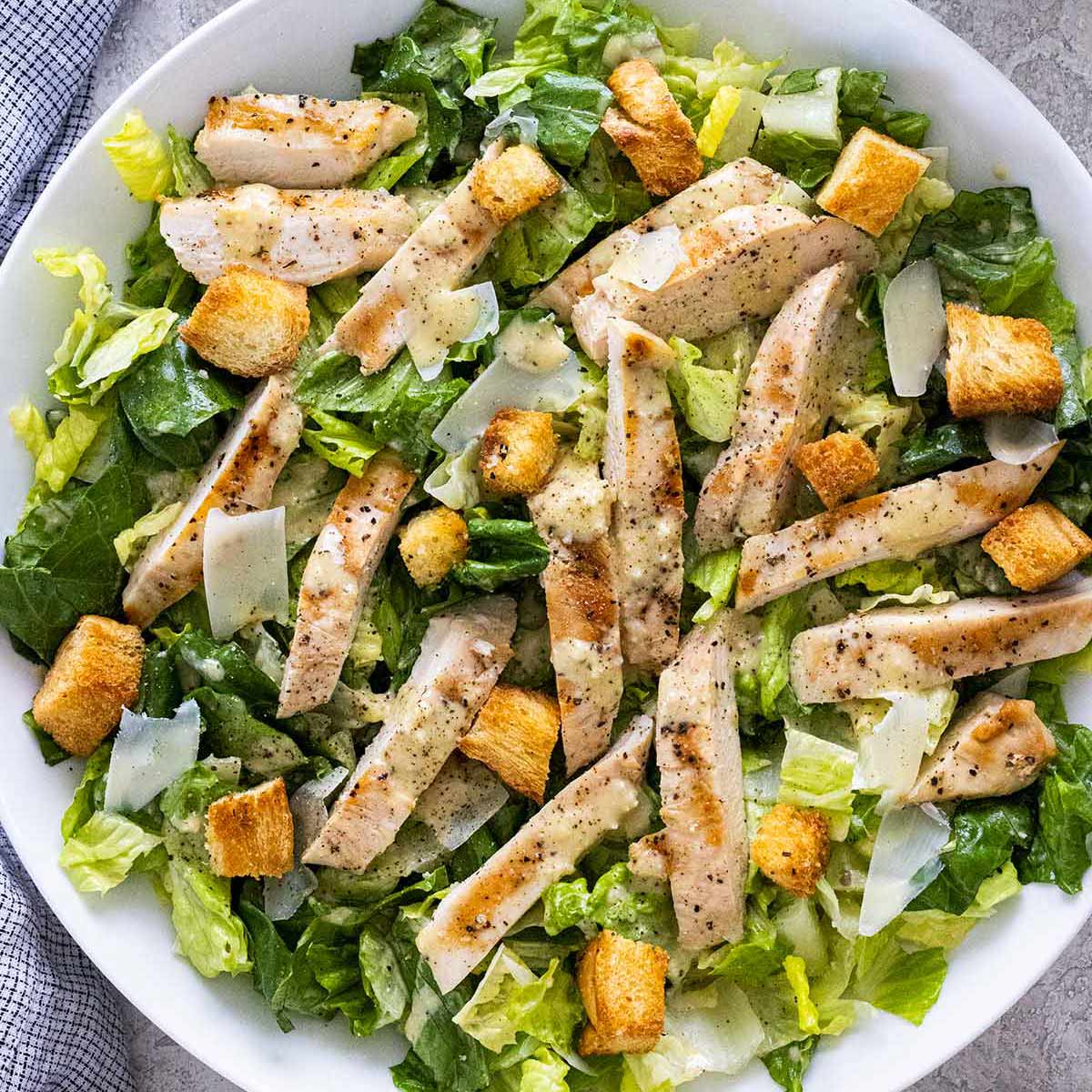 Easy Chicken Caesar Salad Recipe