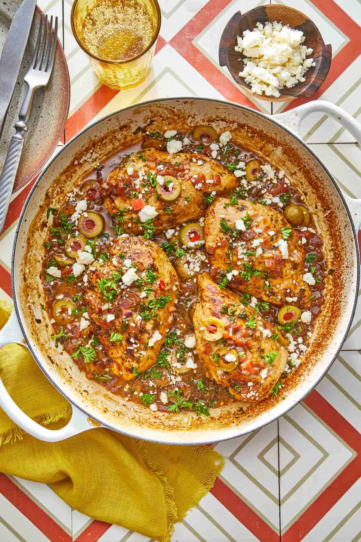 Mediterranean Chicken Skillet