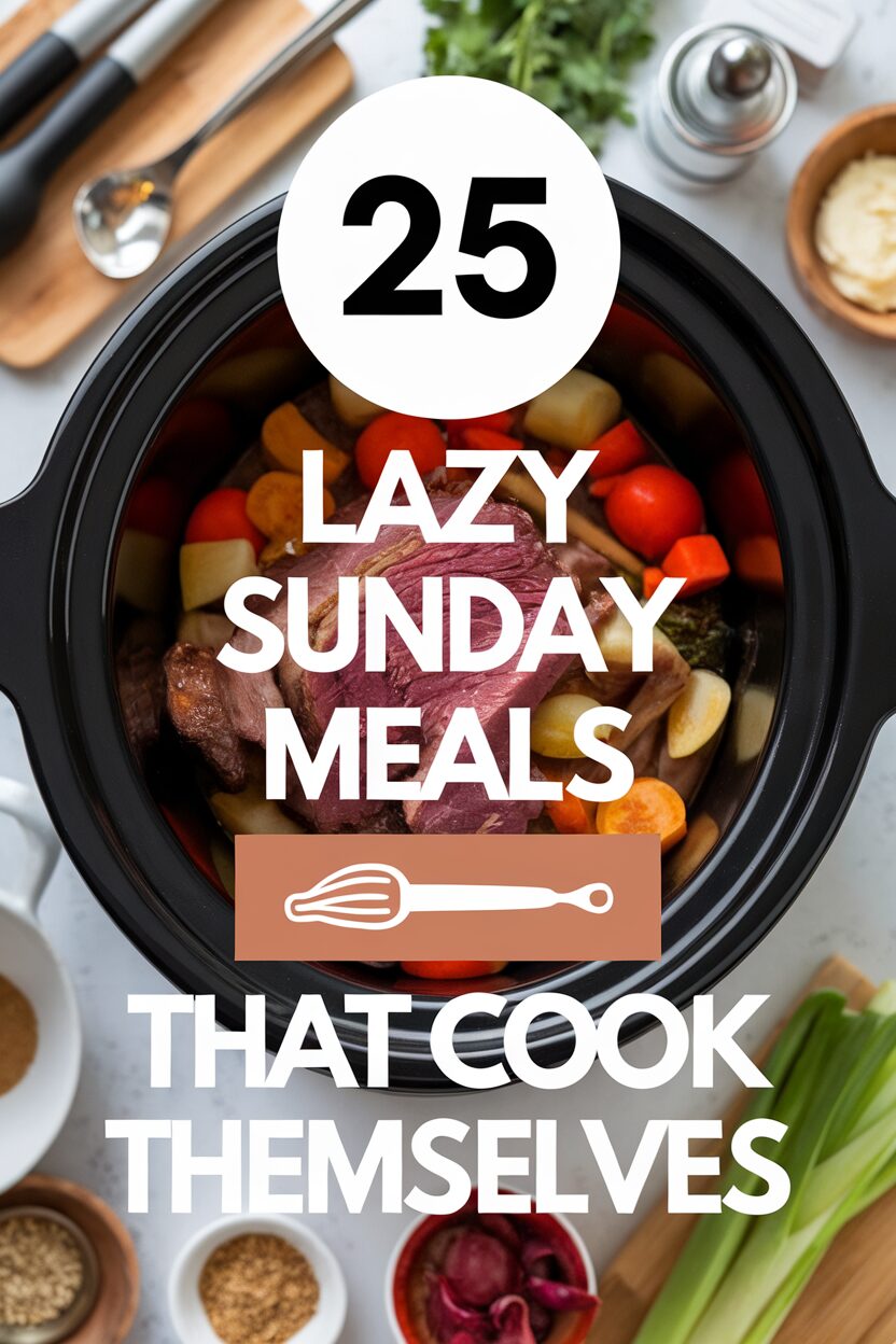 25 Lazy Sunday Meals That Cook Themselves