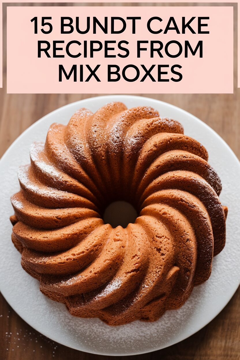 15 bundt cake recipes from mix boxes