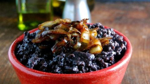 Black Rice Risotto Recipe