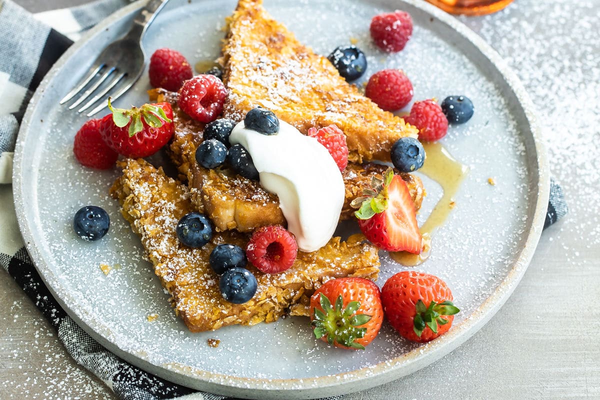 Cornflake-Crusted French Toast Recipe
