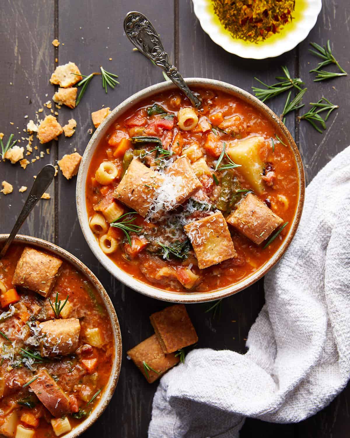 Dutch Oven Minestrone Soup Recipe