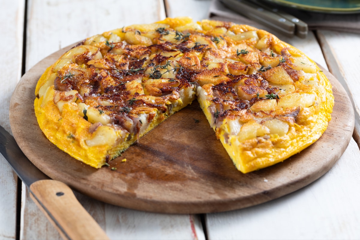 Potato and Onion Frittata Recipe