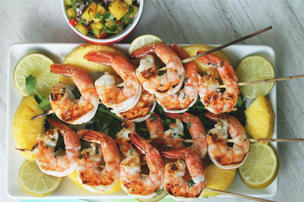 Vacation Pi&ntilde;a Colada Shrimp Recipe