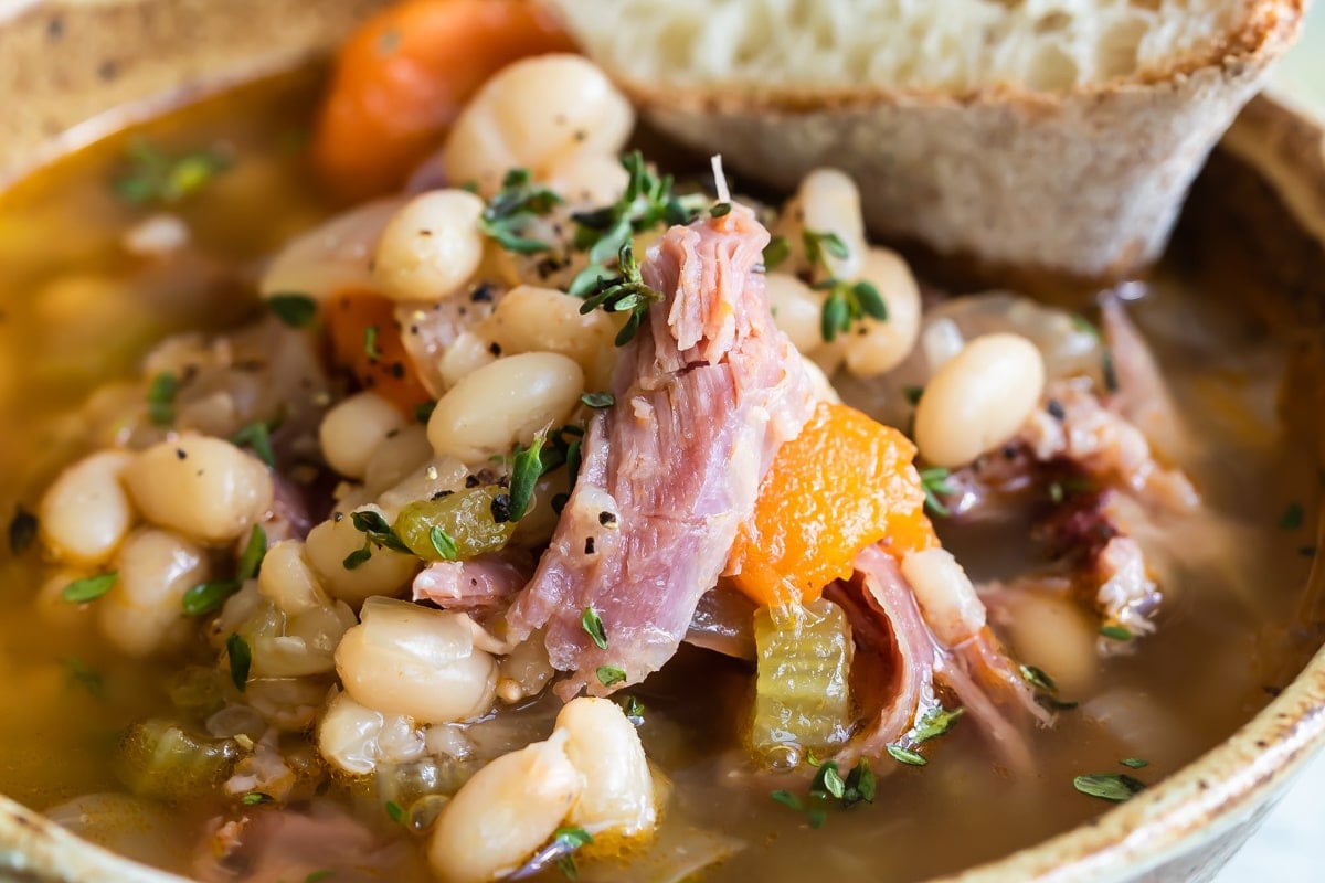 Crockpot Bean and Ham Soup Recipe