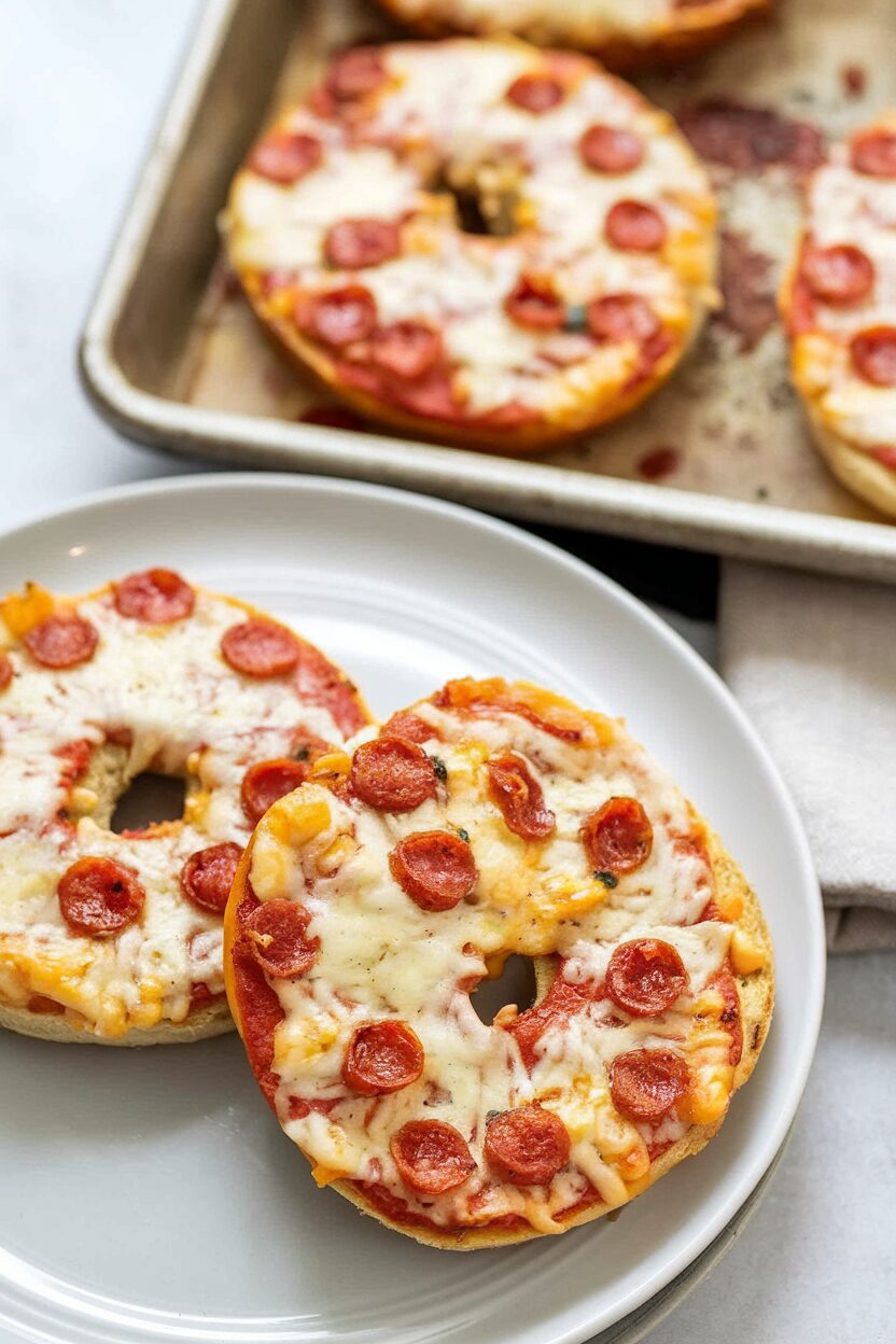 Pizza Bagels