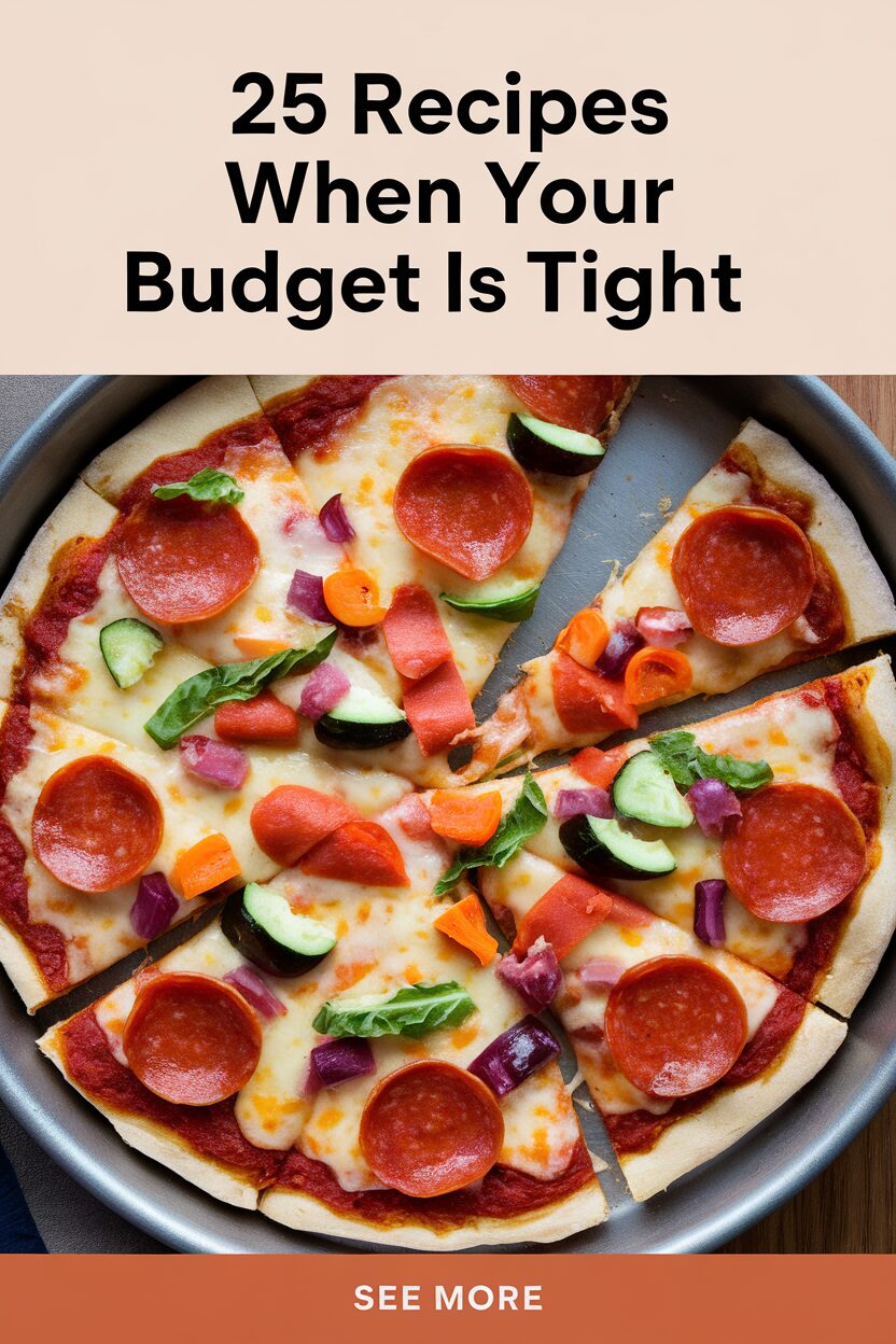 25 Recipes When Your Budget is Tight
