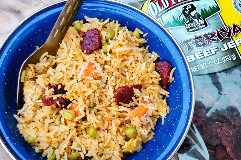 Beef Jerky Fried Rice Recipe