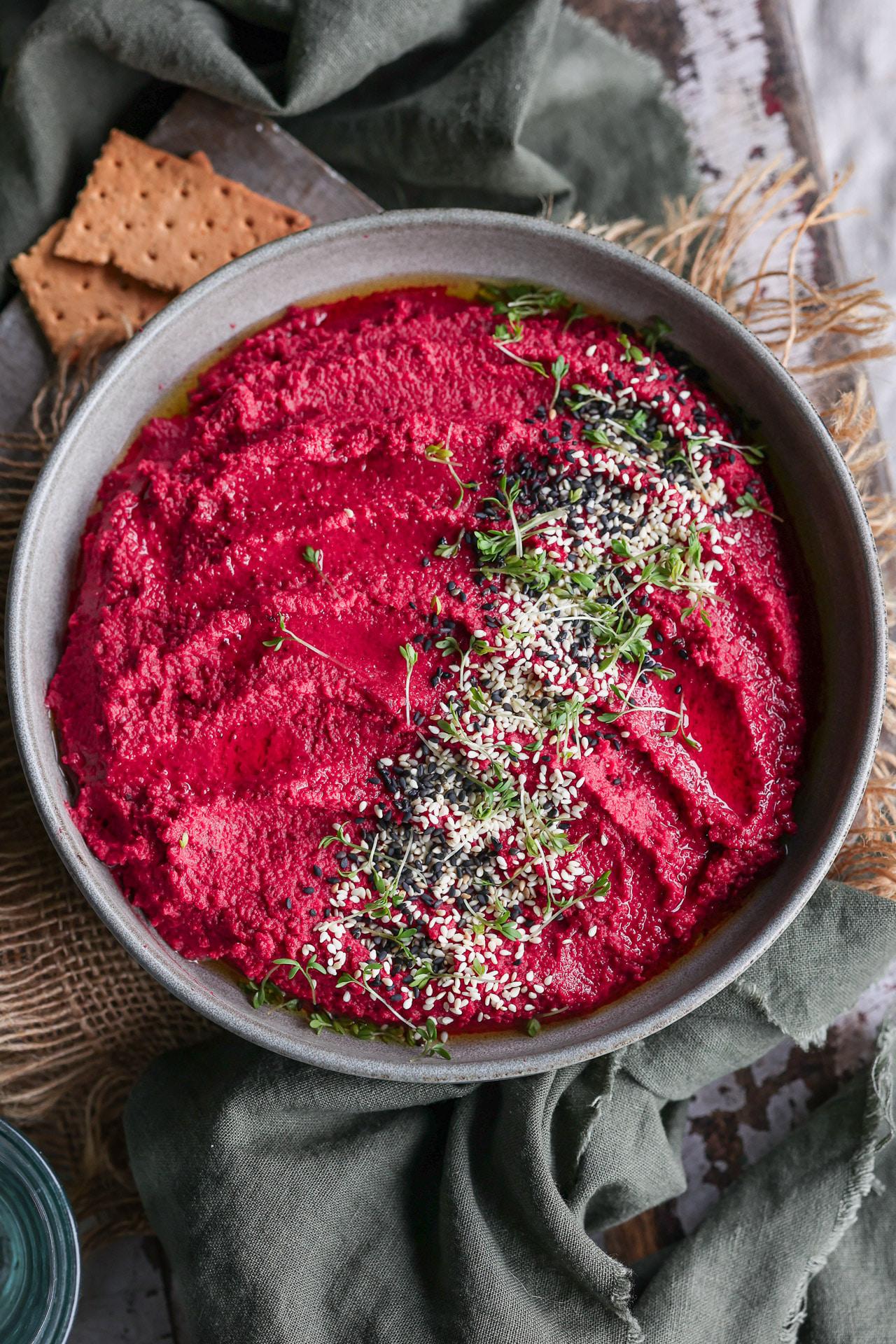 Beetroot Hummus Recipe