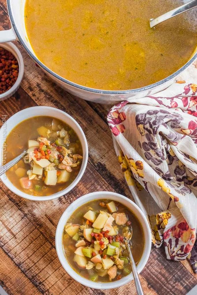Buxton, NC's Dinky's Waterfront Restaurant Clam Chowder Recipe
