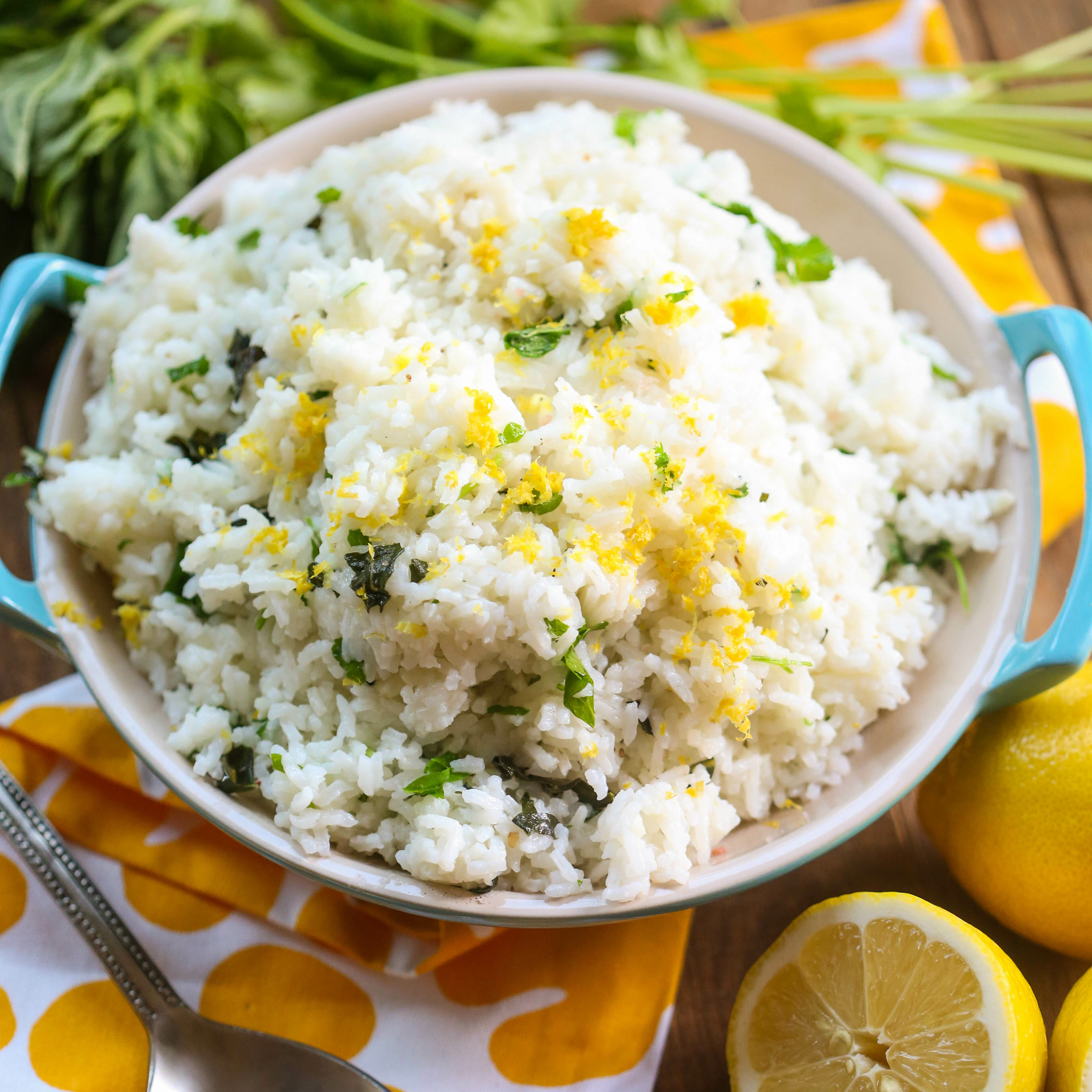 Lemon Herb Rice Recipe