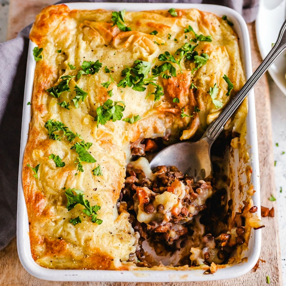 Lentil and Mushroom Shepherd's Pie Recipe