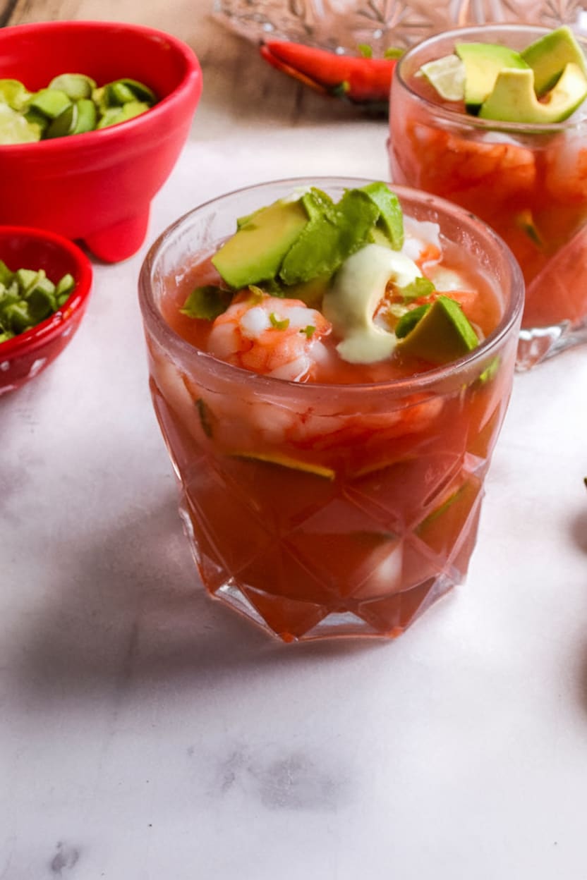 Coctel De Camaron (Mexican Shrimp Cocktail)