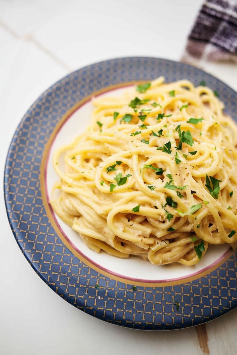 15 Minute Easy Garlic Pasta