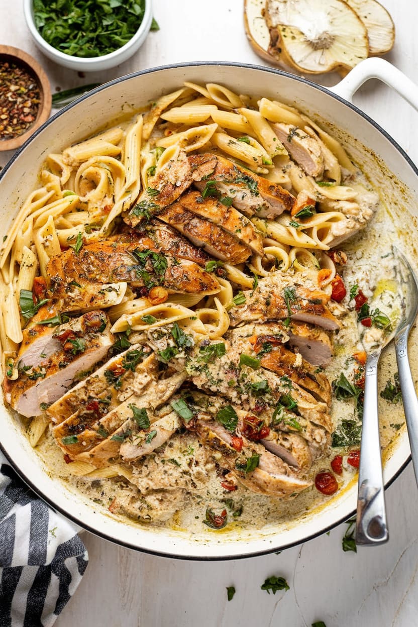 Tuscan Chicken Pasta