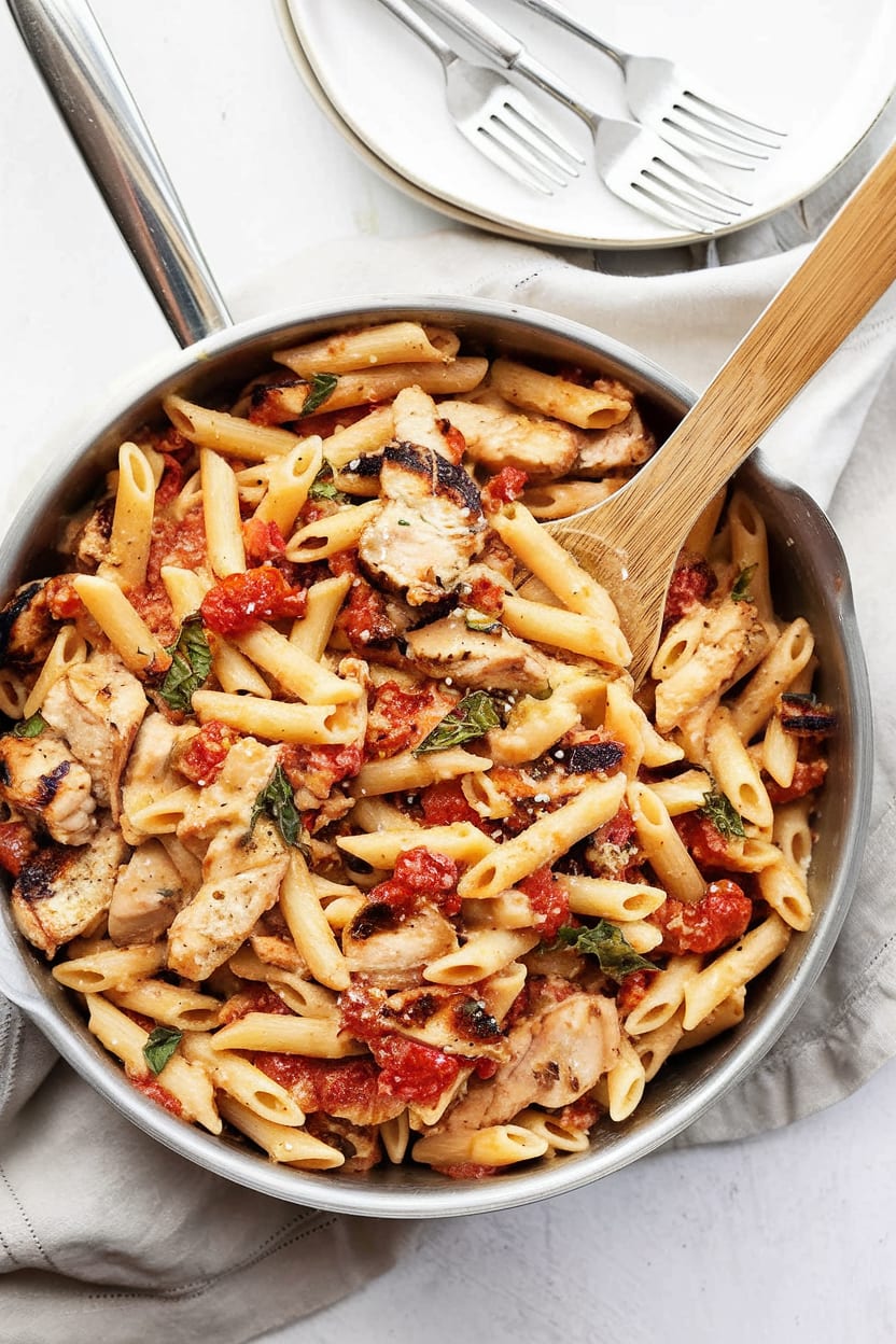 Tuscan Chicken Pasta